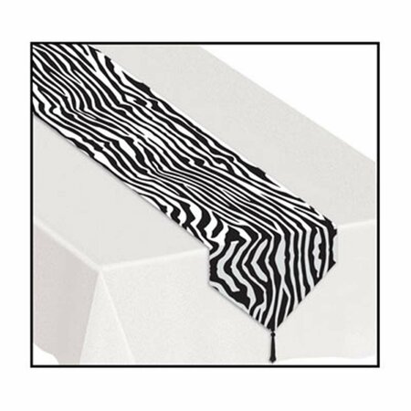 GOLDENGIFTS Printed Zebra Print Table Runner, 12PK GO1879165